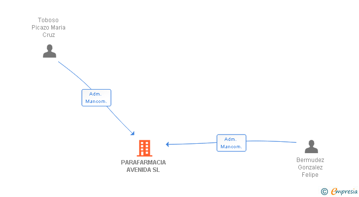 Vinculaciones societarias de PARAFARMACIA AVENIDA SL