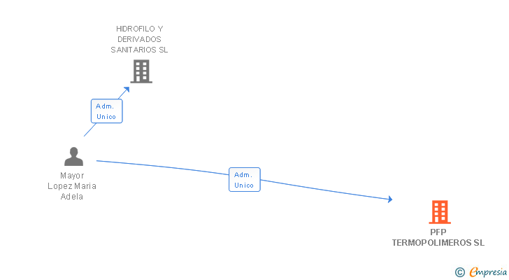 Vinculaciones societarias de PFP TERMOPOLIMEROS SL