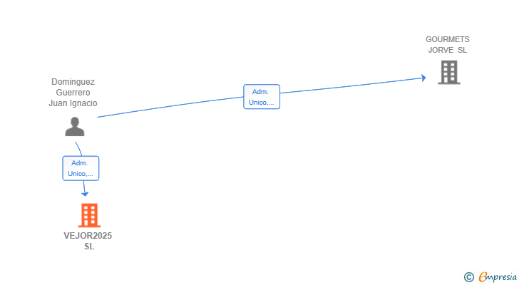 Vinculaciones societarias de VEJOR2025 SL