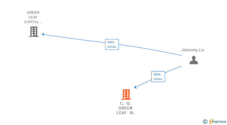 Vinculaciones societarias de C. Q. GREEN LEAF SL
