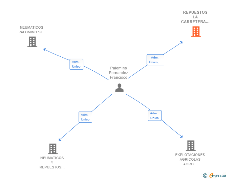 Vinculaciones societarias de REPUESTOS LA CARRETERA SL