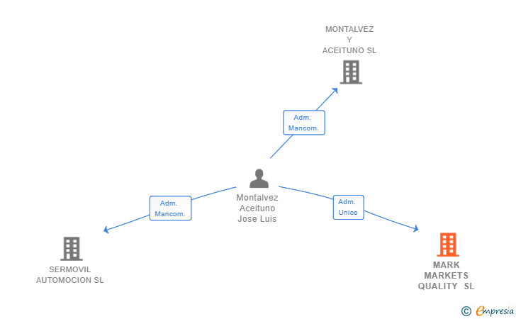 Vinculaciones societarias de MARK MARKETS QUALITY SL