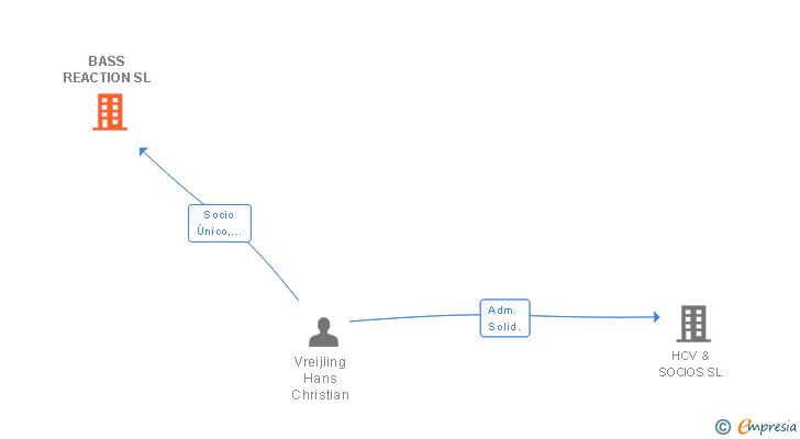 Vinculaciones societarias de BASS REACTION SL