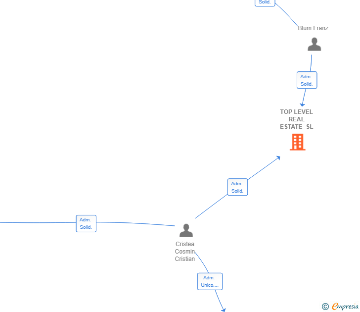 Vinculaciones societarias de TOP LEVEL REAL ESTATE SL