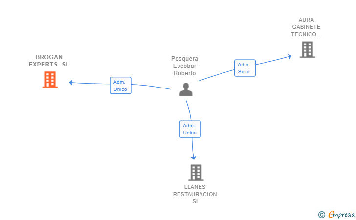 Vinculaciones societarias de BROGAN EXPERTS SL