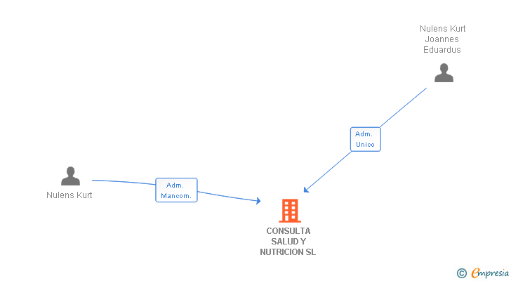Vinculaciones societarias de CONSULTA SALUD Y NUTRICION SL