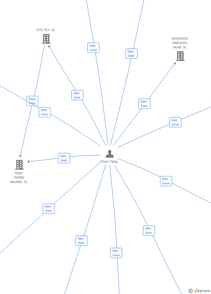 Vinculaciones societarias de ONE DREAM HOLDING SL