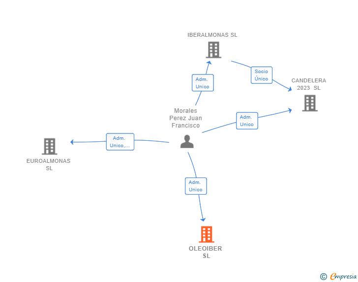 Vinculaciones societarias de OLEOIBER SL