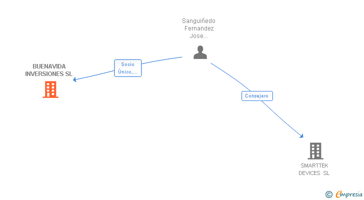 Vinculaciones societarias de BUENAVIDA INVERSIONES SL
