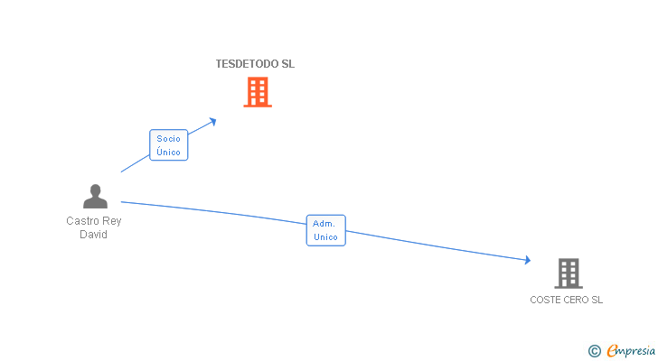 Vinculaciones societarias de TESDETODO SL