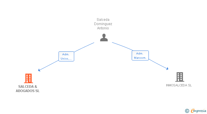Vinculaciones societarias de SALCEDA & ABOGADOS SL