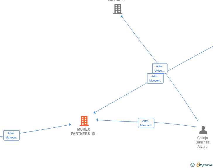 Vinculaciones societarias de MUREX PARTNERS SL
