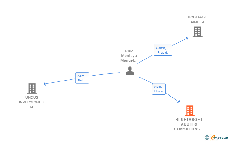 Vinculaciones societarias de BLUETARGET AUDIT & CONSULTING SL