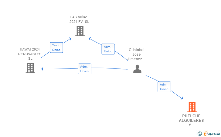 Vinculaciones societarias de PUELCHE ALQUILERES Y SERVICIOS SL