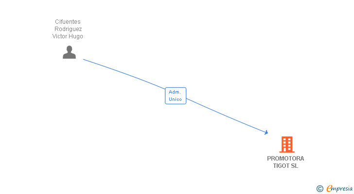 Vinculaciones societarias de PROMOTORA TIGOT SL