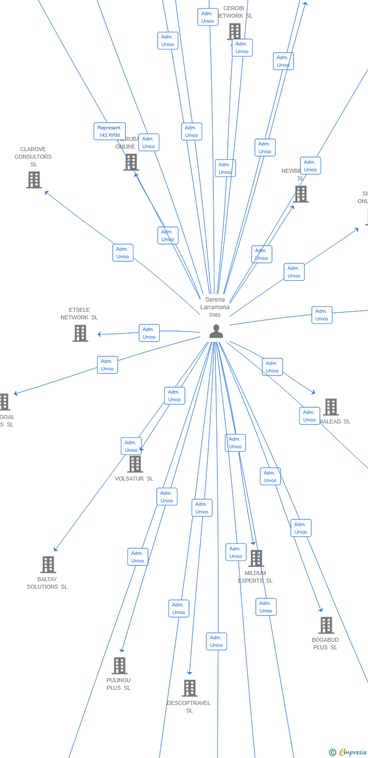 Vinculaciones societarias de BOLD TITAN SL