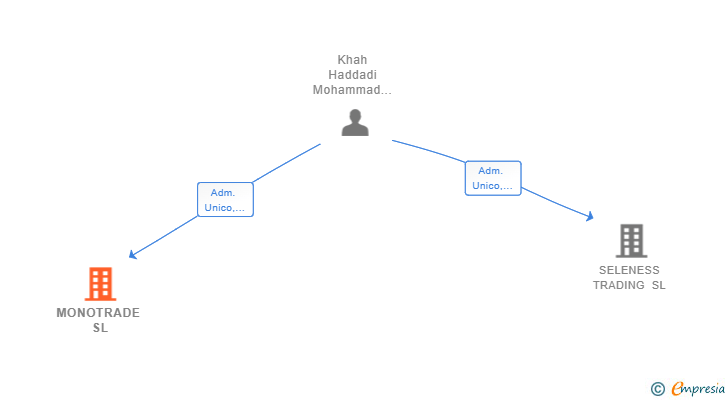 Vinculaciones societarias de MONOTRADE SL