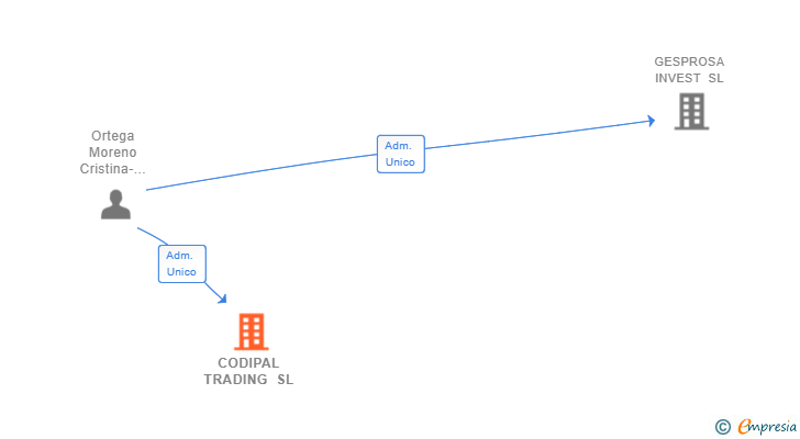 Vinculaciones societarias de CODIPAL TRADING SL