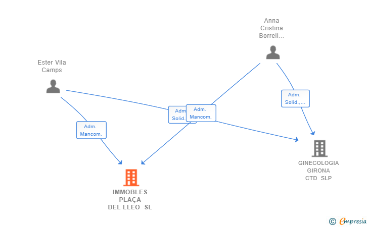 Vinculaciones societarias de IMMOBLES PLAÇA DEL LLEO SL