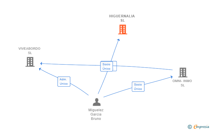 Vinculaciones societarias de HIGUERNALIA SL
