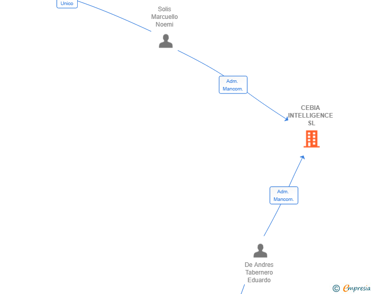 Vinculaciones societarias de CEBIA INTELLIGENCE SL