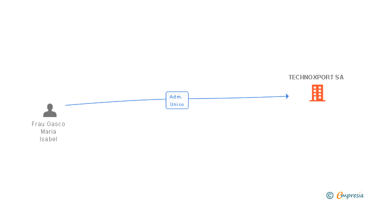 Vinculaciones societarias de TECHNOXPORT SA