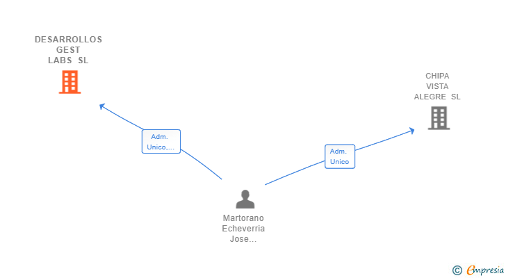 Vinculaciones societarias de DESARROLLOS GEST LABS SL