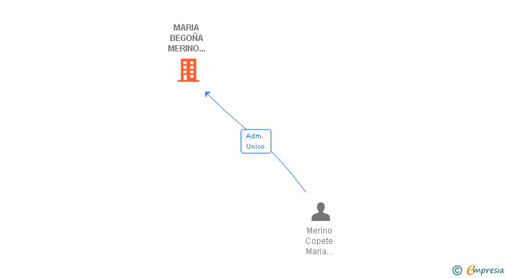 Vinculaciones societarias de MARIA BEGOÑA MERINO COPETE SL
