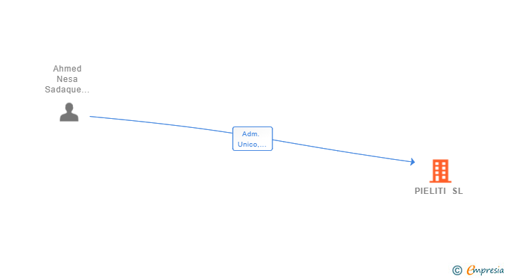 Vinculaciones societarias de PIELITI SL