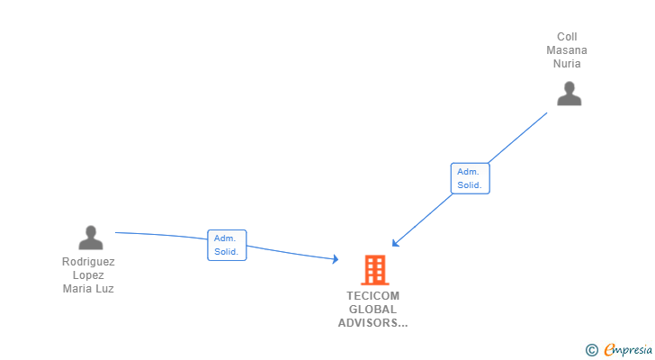 Vinculaciones societarias de TECICOM GLOBAL ADVISORS SL