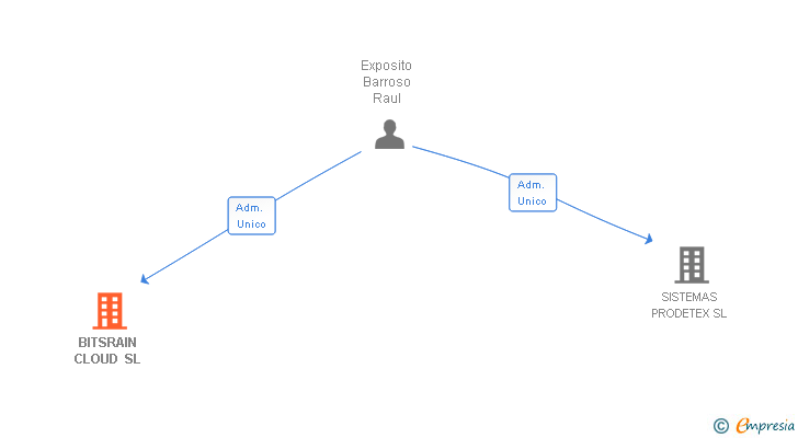 Vinculaciones societarias de BITSRAIN CLOUD SL