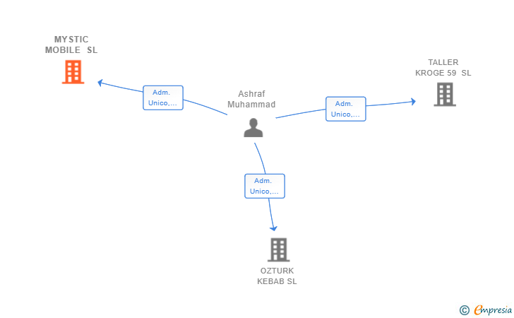Vinculaciones societarias de MYSTIC MOBILE SL