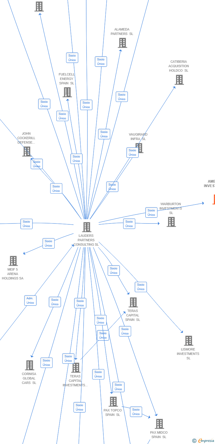 Vinculaciones societarias de AMBATRY INVESTMENTS SL