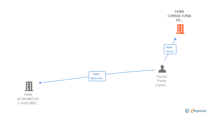 Vinculaciones societarias de FENIX CONSULTORIA DE NEGOCIOS SL