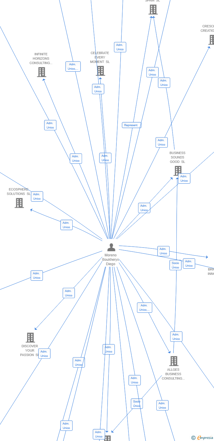 Vinculaciones societarias de ELEVATE INNOVATIONS SL