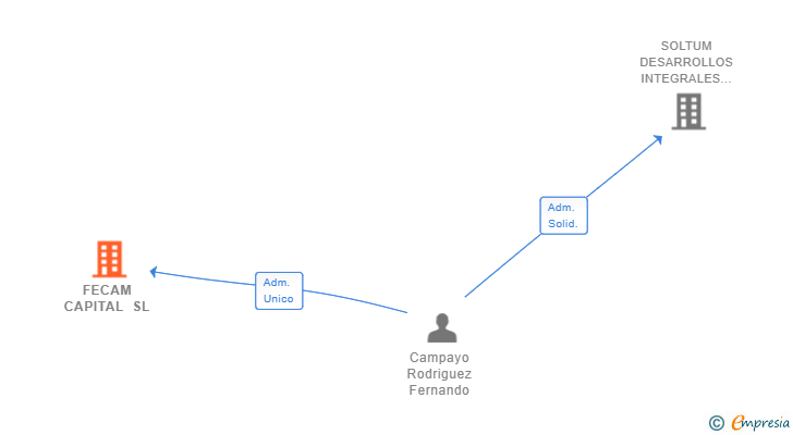 Vinculaciones societarias de FECAM CAPITAL SL