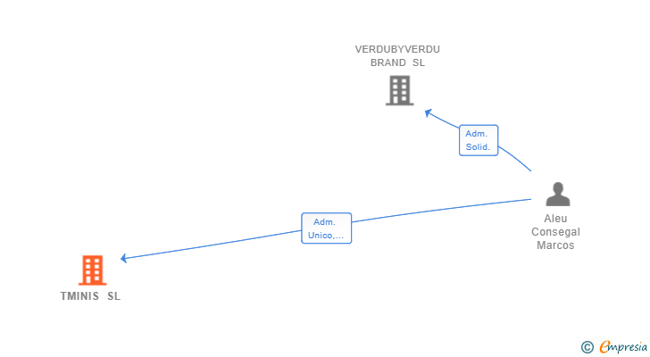 Vinculaciones societarias de TMINIS SL
