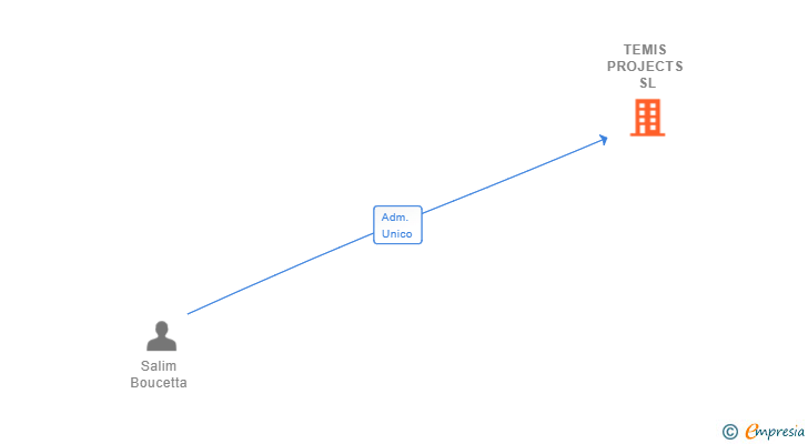 Vinculaciones societarias de TEMIS PROJECTS SL