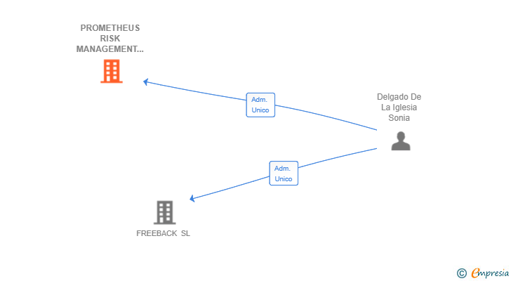 Vinculaciones societarias de PROMETHEUS RISK MANAGEMENT SL