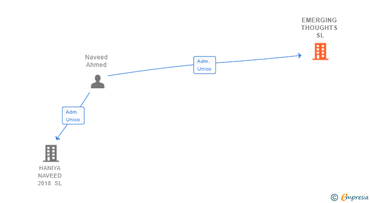 Vinculaciones societarias de EMERGING THOUGHTS SL