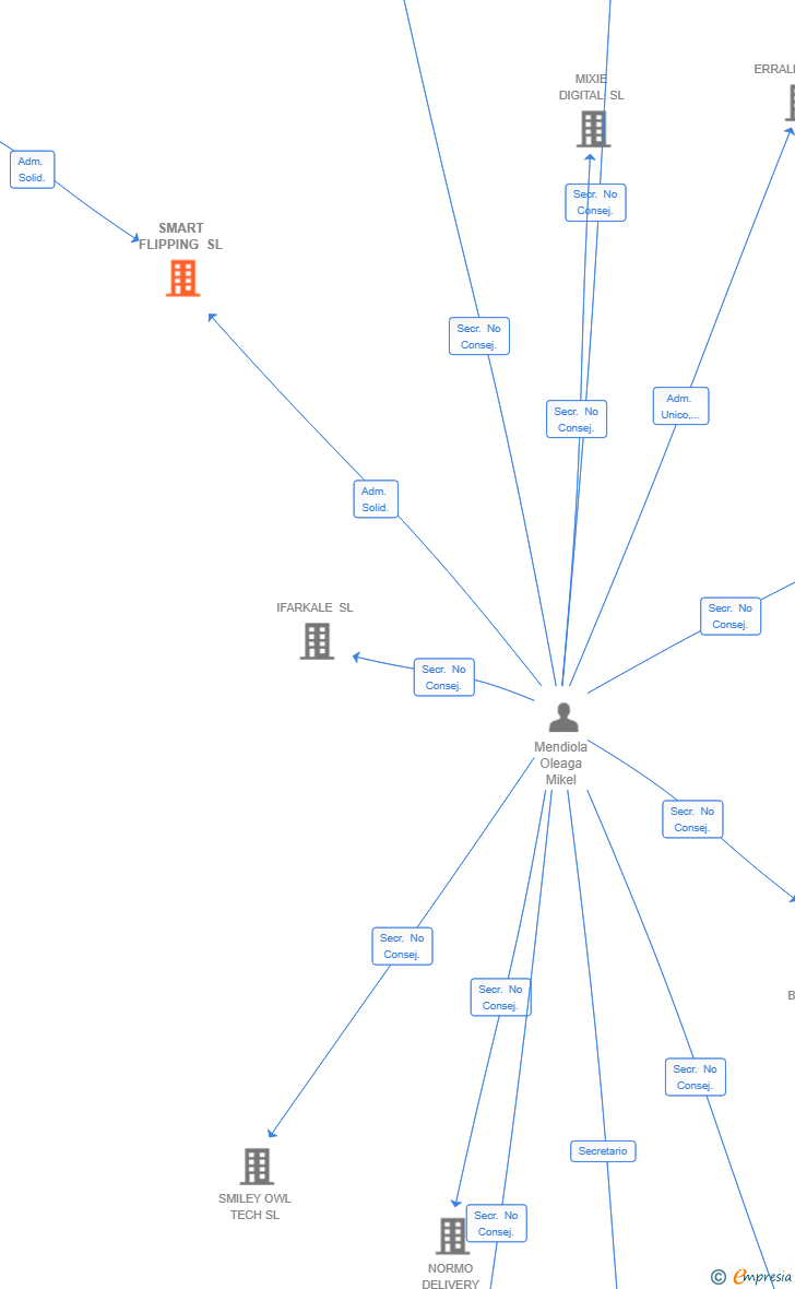 Vinculaciones societarias de SMART FLIPPING SL