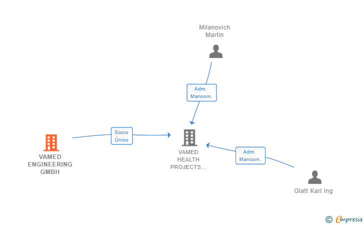 Vinculaciones societarias de VAMED ENGINEERING GMBH
