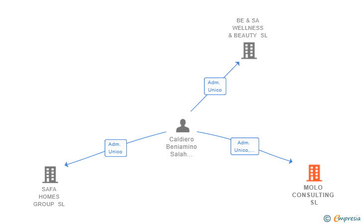 Vinculaciones societarias de MOLO CONSULTING SL