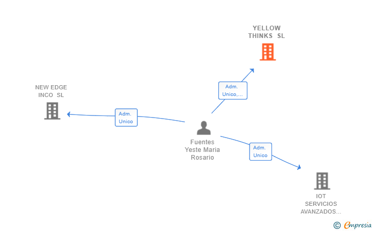 Vinculaciones societarias de YELLOW THINKS SL
