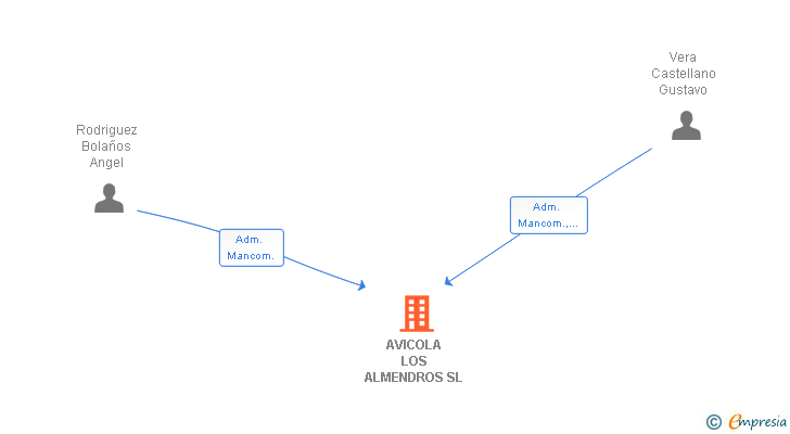 Vinculaciones societarias de AVICOLA LOS ALMENDROS SL