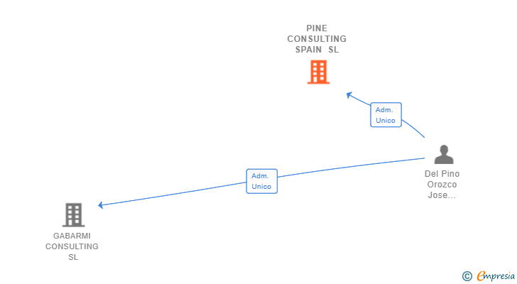 Vinculaciones societarias de PINE CONSULTING SPAIN SL