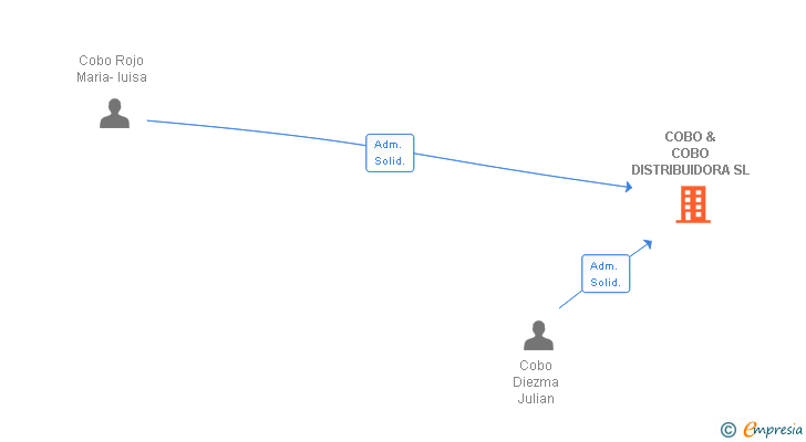 Vinculaciones societarias de COBO & COBO DISTRIBUIDORA SL
