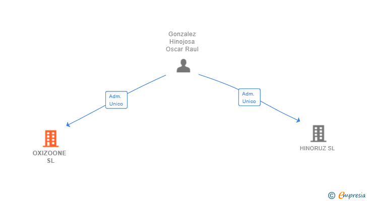 Vinculaciones societarias de OXIZOONE SL