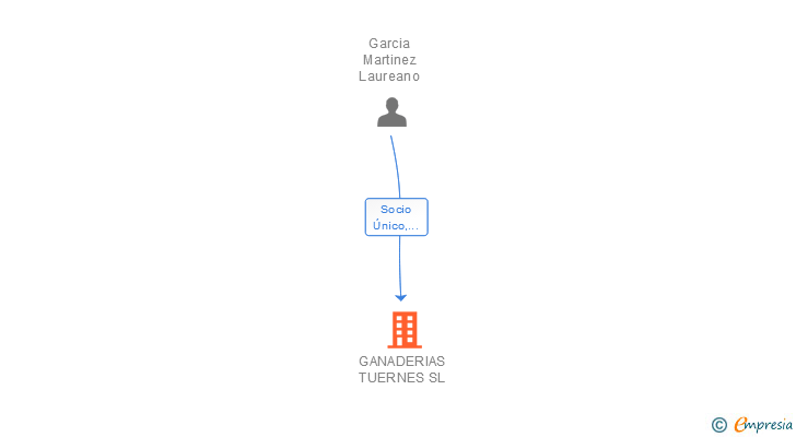 Vinculaciones societarias de GANADERIAS TUERNES SL