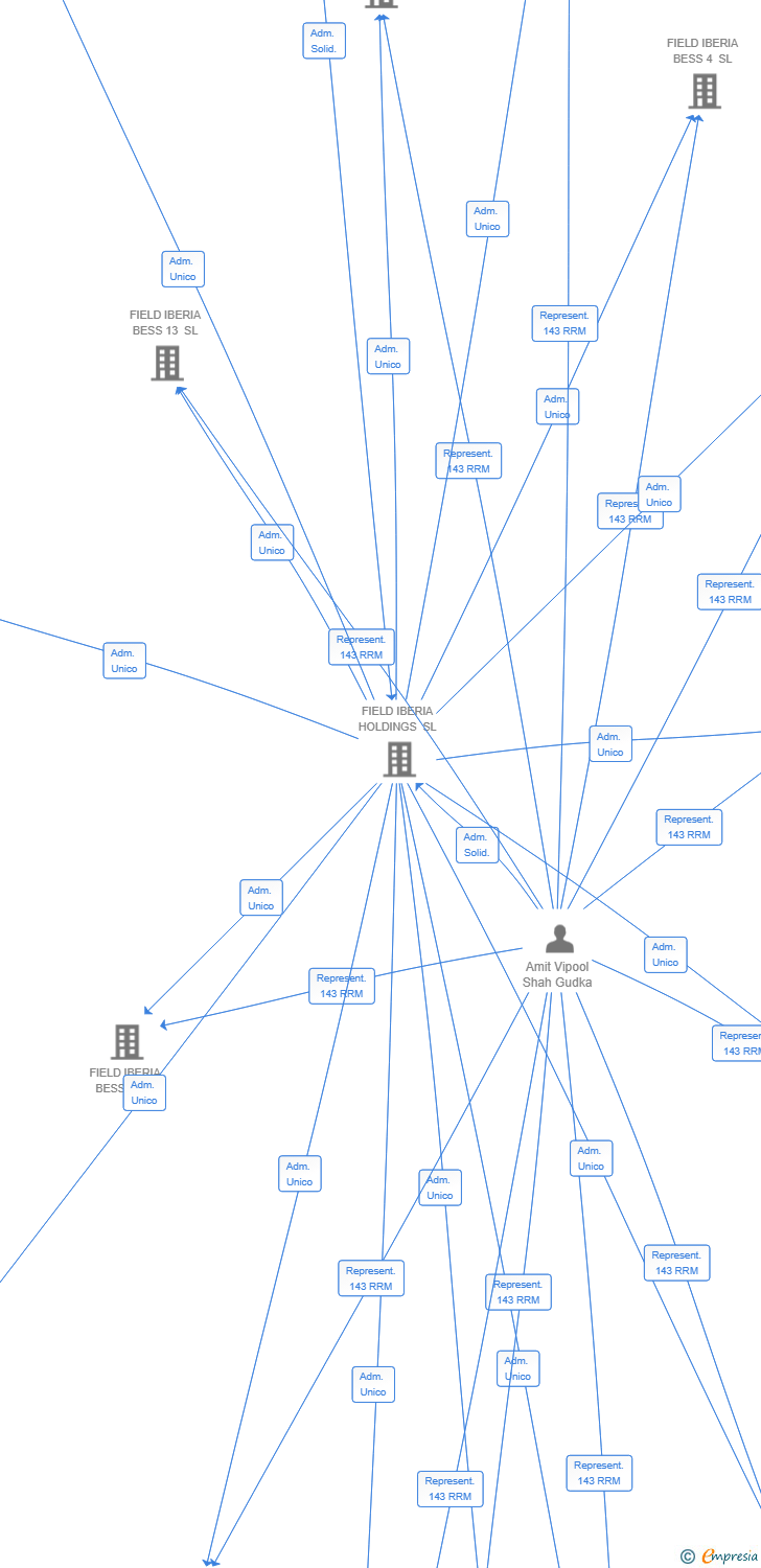 Vinculaciones societarias de FIELD IBERIA BESS 19 SL